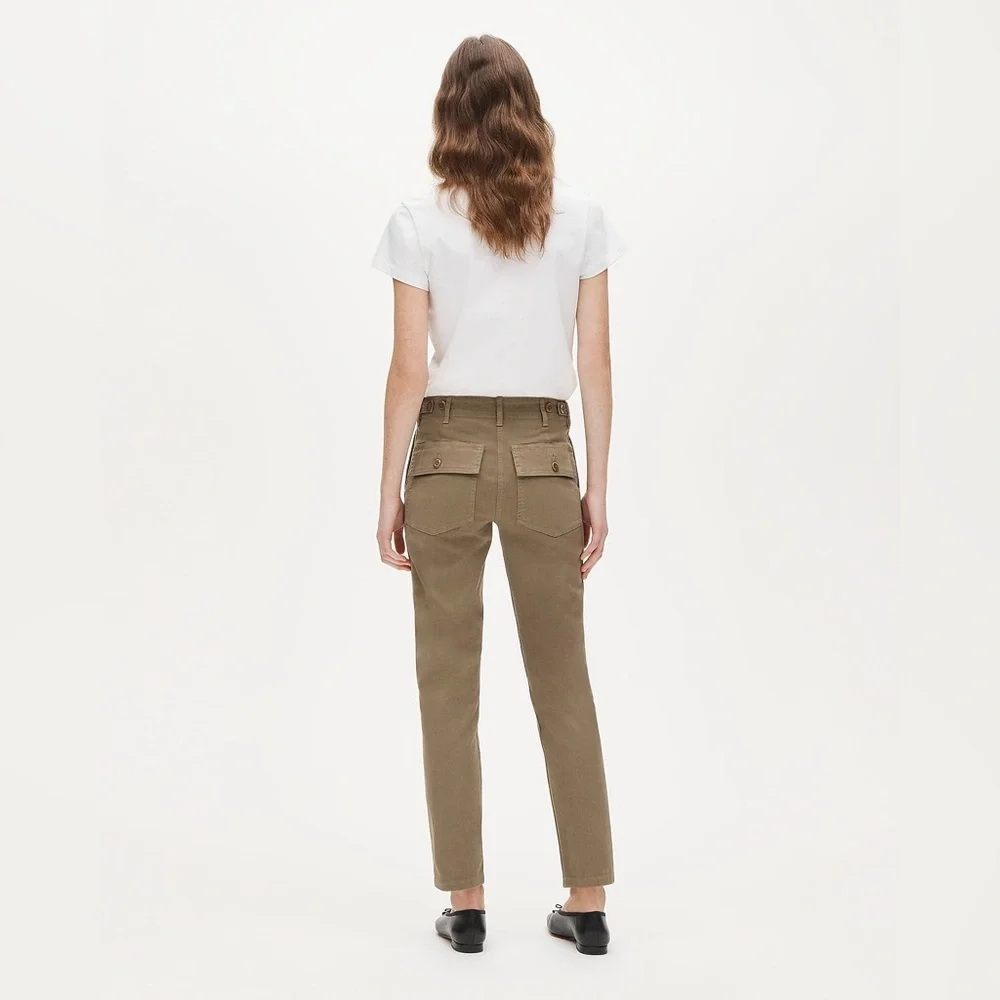 NWT J.Crew Patch-Pocket Slim Chino Pant in Black